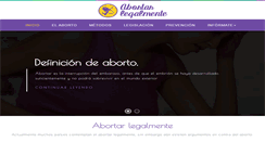 Desktop Screenshot of abortarlegalmente.com