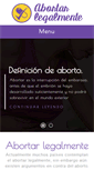 Mobile Screenshot of abortarlegalmente.com
